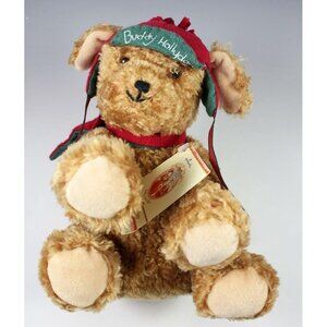 Hallmark Bunnies By The Bay Buddy Hollyday Plush 10" Christmas Puppy Dog w/Tag